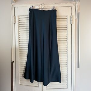 Uniqlo dark teal maxi skirt